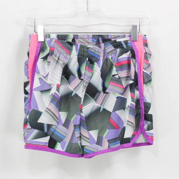 C9 CHAMPION Pink Black Geometric Girls Athletic Running Shorts
